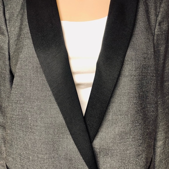 BANANA REPUBLIC - BEAUTIFUL GREY/BLACK JACKET - SIZE 8 - Picture 2 of 7